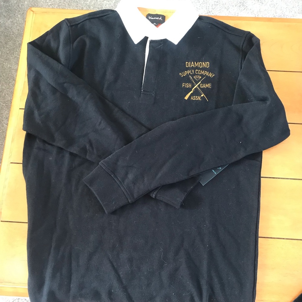 Diamond Polo Sweater